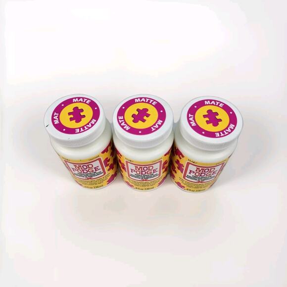 3 Pack Plaid Mod Podge Matte Puzzle Saver Sealer 8oz‎ Bottles CS27589 - Picture 4 of 5